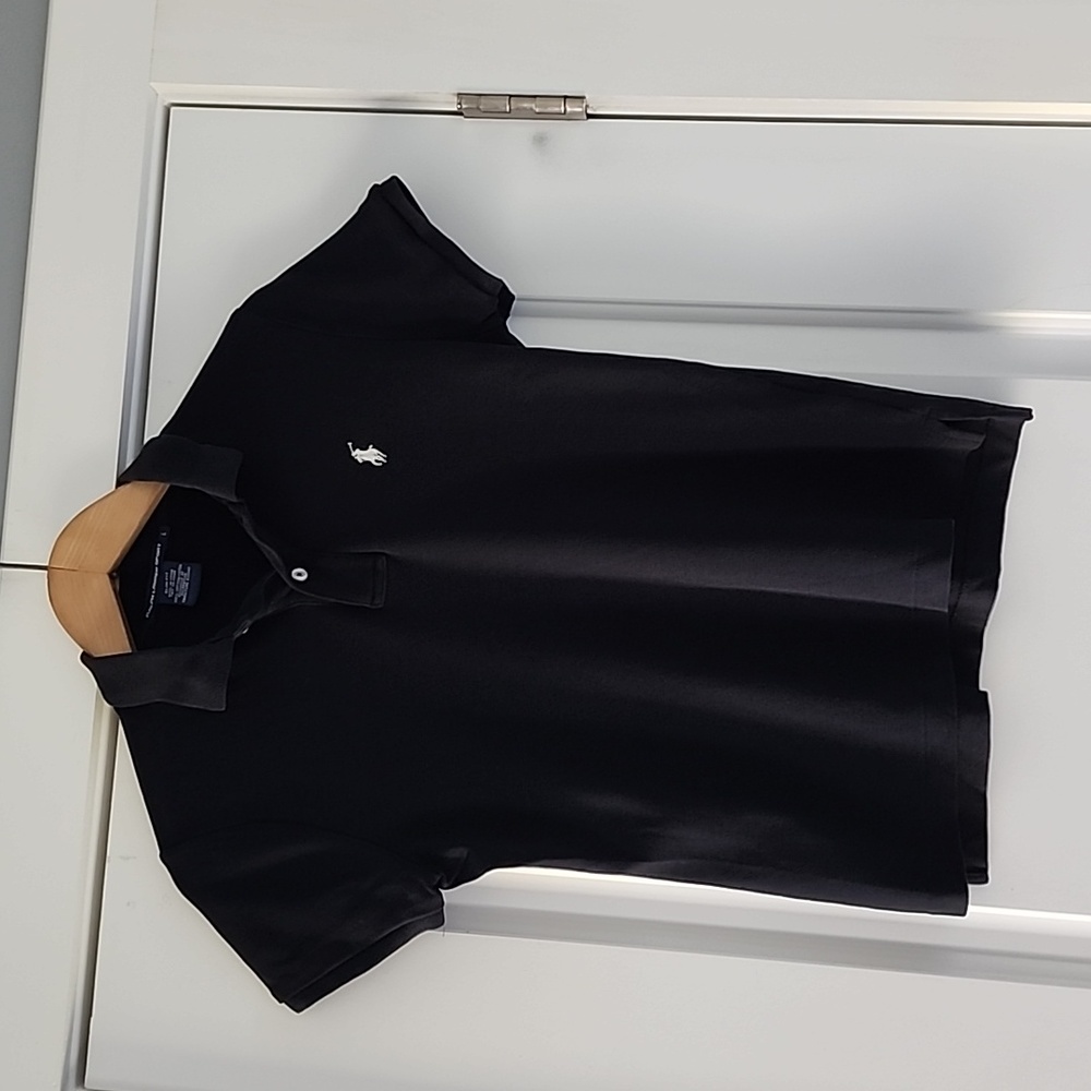 Black  Ralph Lauren Sport polo top slim fit boys!